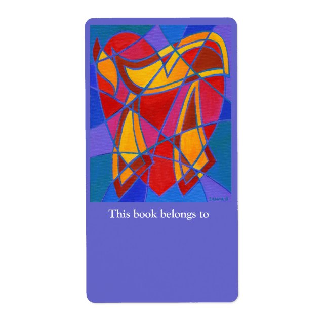 Chai Mosaic IV Bookplate Label (Front)