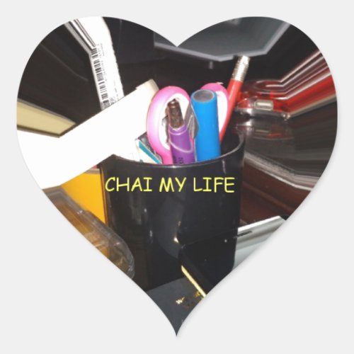 Chai My Life lovely Inspired DIY Ideas for Life Heart Sticker