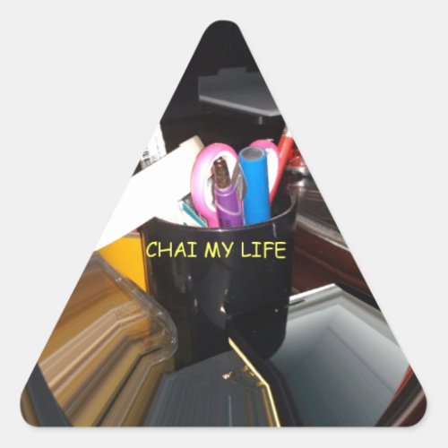Chai My Life lovely Inspired DIY Ideas for Life Triangle Sticker