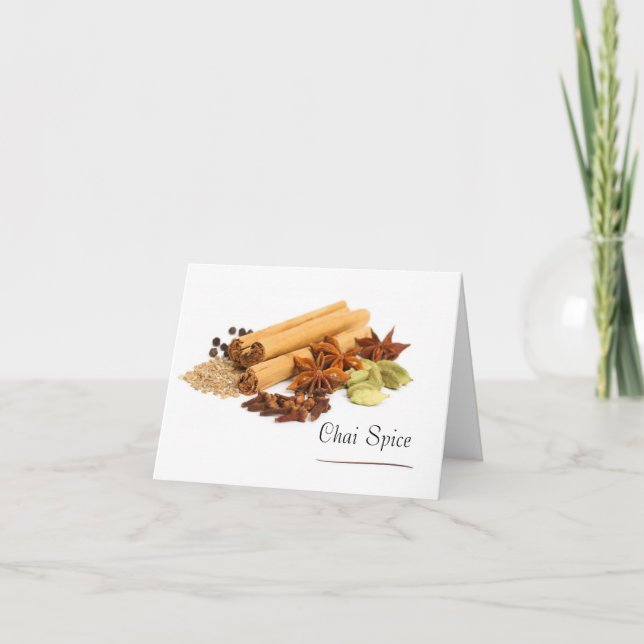 Chai Spice Note Cards (Front)