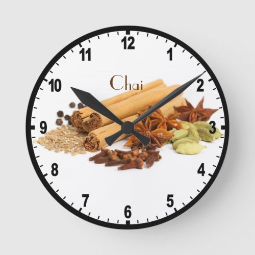 Chai Spice Wall Clock