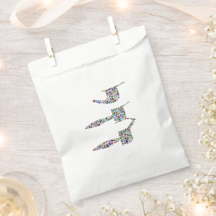 Chai symbol made with Gemstones in All Colors Favor Bag