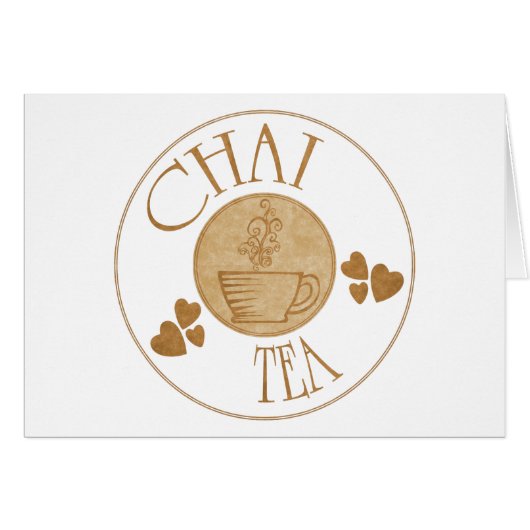 Chai Tea Card (Front Horizontal)