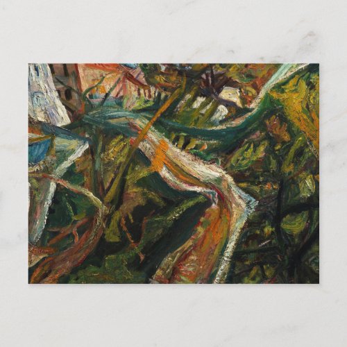 Chaim Soutine  _ Chemin de la Fontaine Postcard