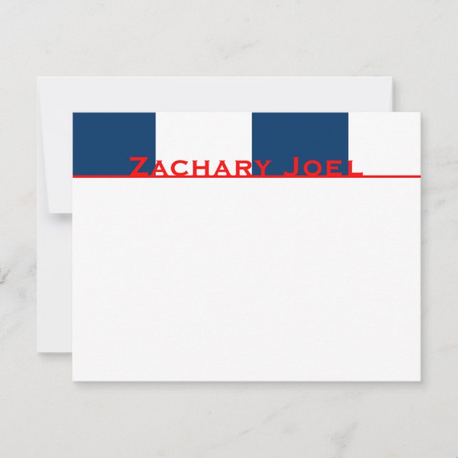 Chaim Tzadok Thank You Note Card (Front)