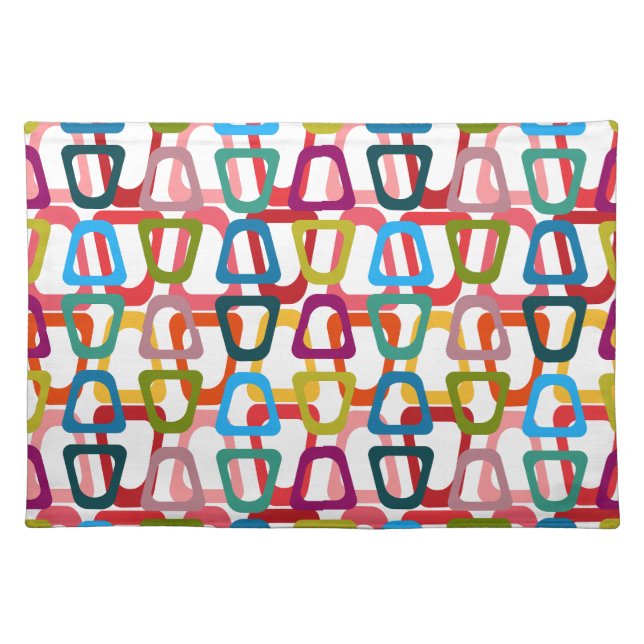 Chain, Chain, Chain  Cloth Placemat (Front)