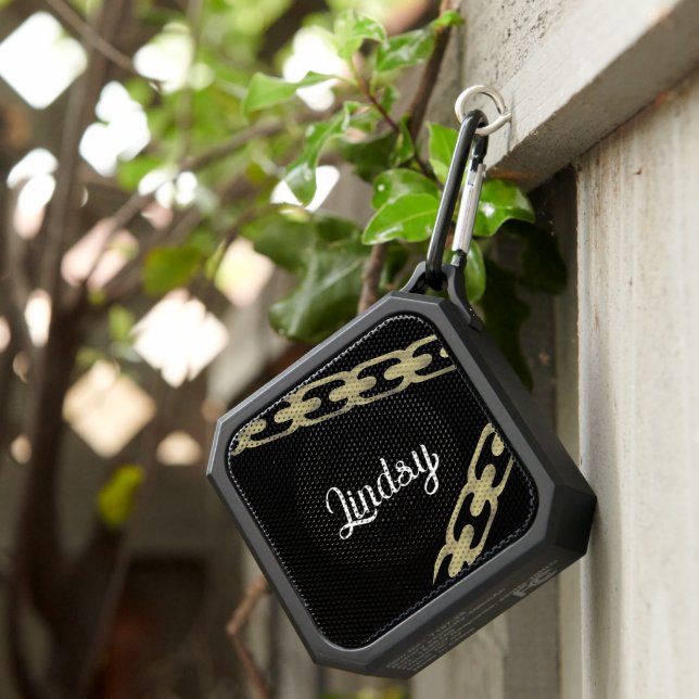 Chain Faux Gold Name Bluetooth Speaker (Inisitu)