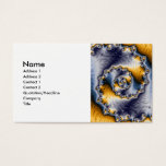 Chain Fractal Art Business Card