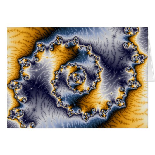 Chain Fractal Art Cards (Front Horizontal)