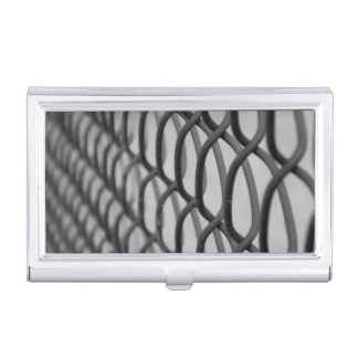 chain link fence business card case