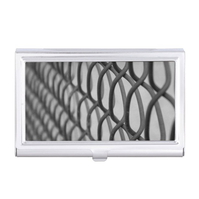 chain link fence business card case (Front)
