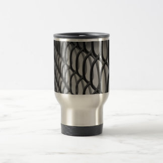 chain link fence mug