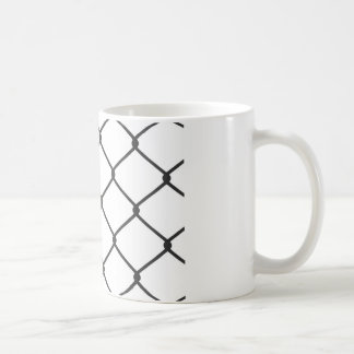Chain Link Fence Pattern Coffee Mug