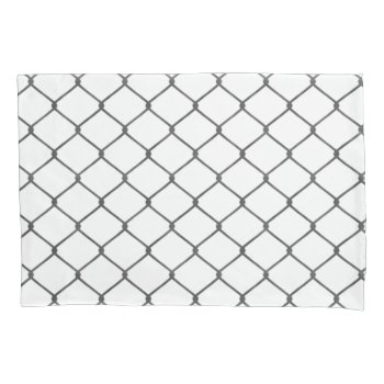 Chain Link Fence Pillowcase by expressivetees at Zazzle