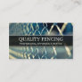 Chain Link Fencing / Fence Photo Business Card