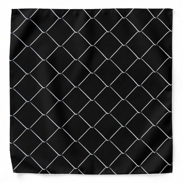 Chain Link Pattern Cool Fun Bandana (Front)