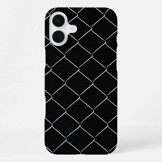 Chain Link Pattern Cool Fun Iphone Case (Back)