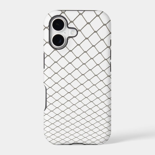 Chain Linked Fence Iphone Case (Back)
