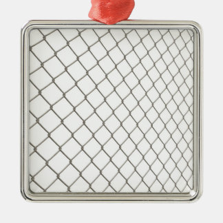 Chain Linked Fence Metal Ornament