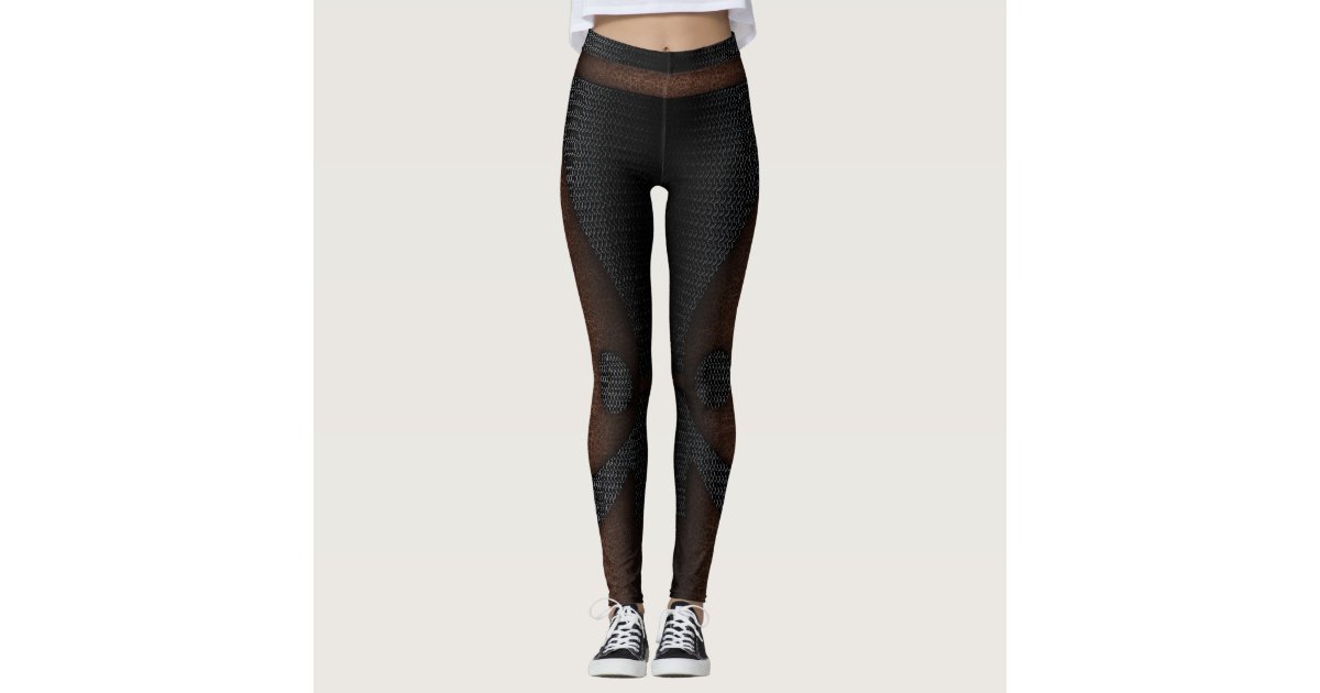 Red Chain Link Armor Leggings