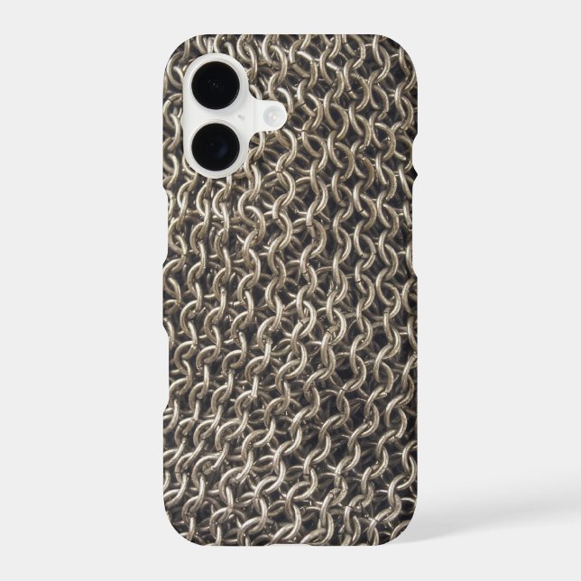 Chain Mail Background Iphone Case (Back)
