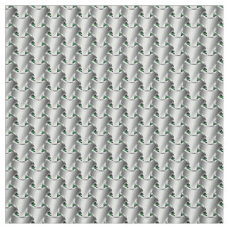 Chain Mail on Green Fabric