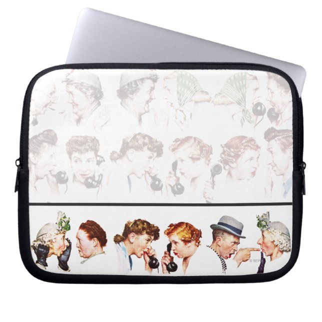 Chain of Gossip Laptop Sleeve (Front)