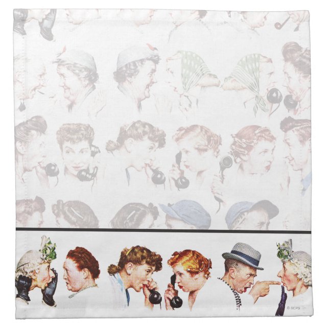 Chain of Gossip Napkin (Front)