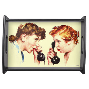 Chain of Gossip Serving Tray