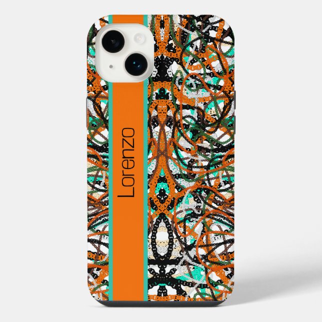 Chain pattern iphone case (Back)