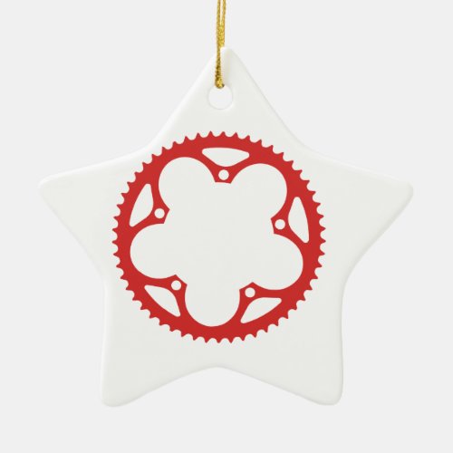 Chain Ring Ceramic Ornament