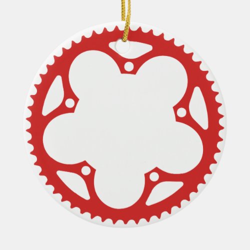 Chain Ring Ceramic Ornament