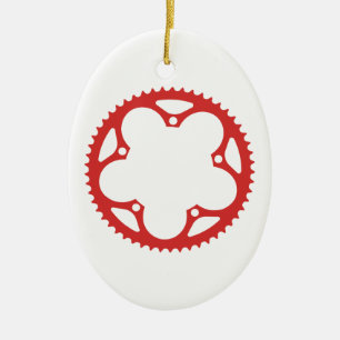 Chain Ring Ceramic Ornament