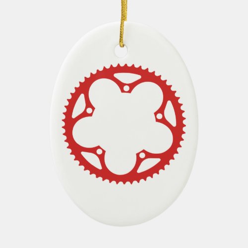 Chain Ring Ceramic Ornament