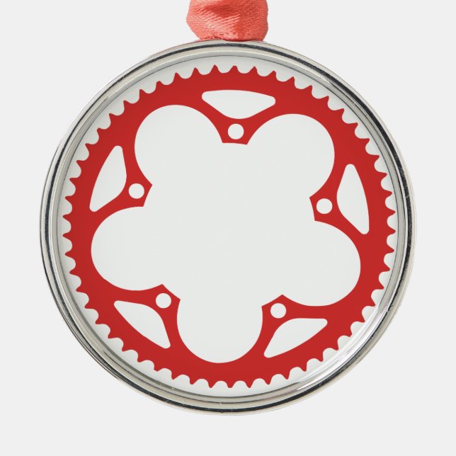 Chain Ring Metal Ornament (Front)