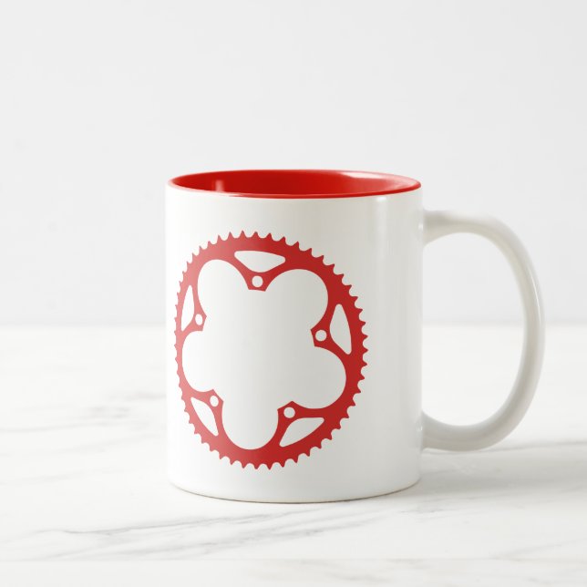 Chain Ring Two-Tone Coffee Mug (Right)