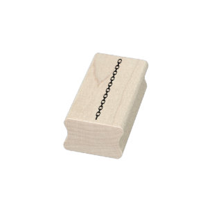 Chain silhouette art stamp