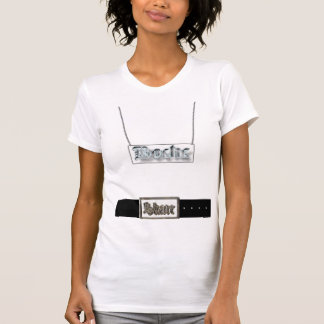 chain w, buckle T-Shirt