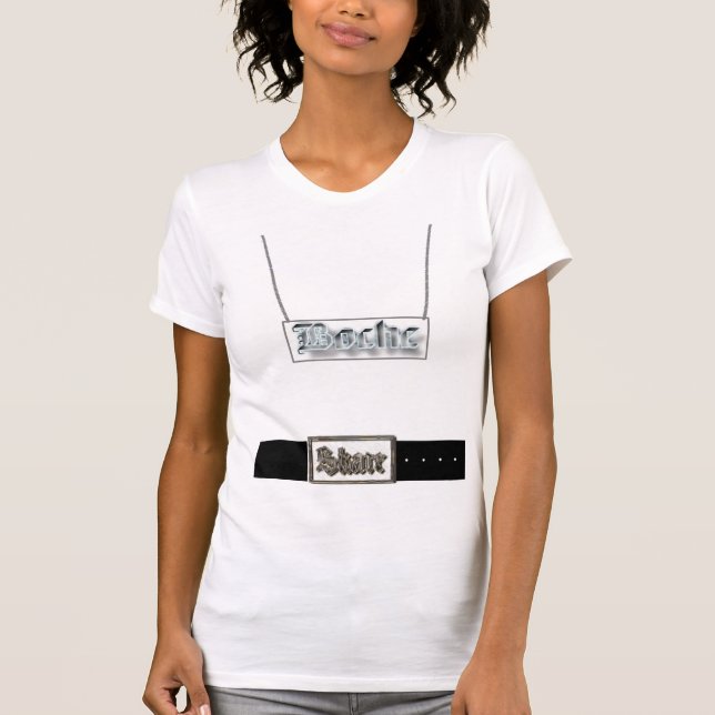 chain w, buckle T-Shirt (Front)
