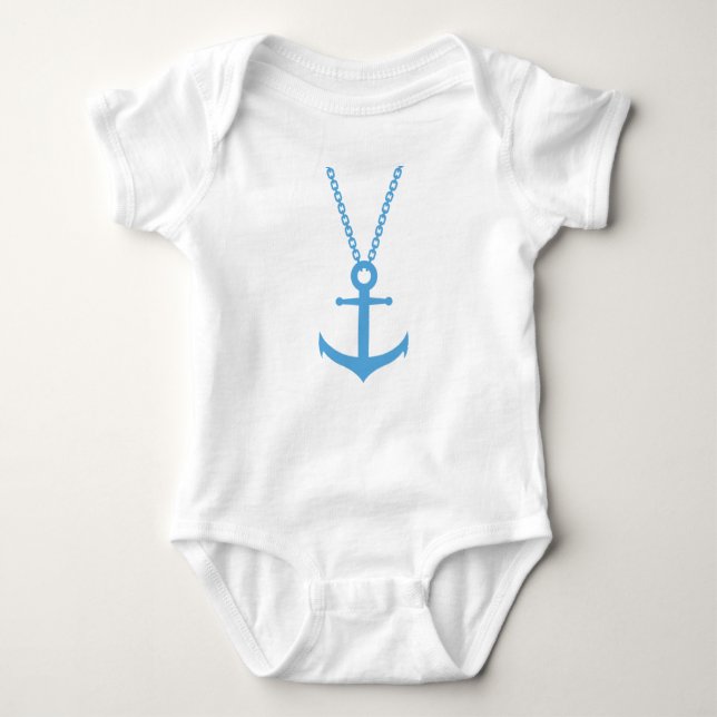 Chained anchor baby bodysuit (Front)