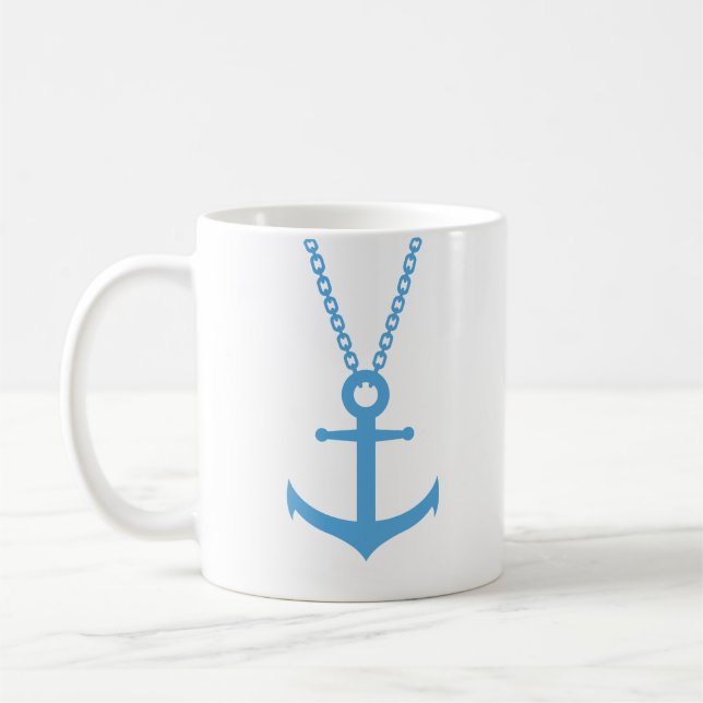 Chained anchor coffee mug (Left)