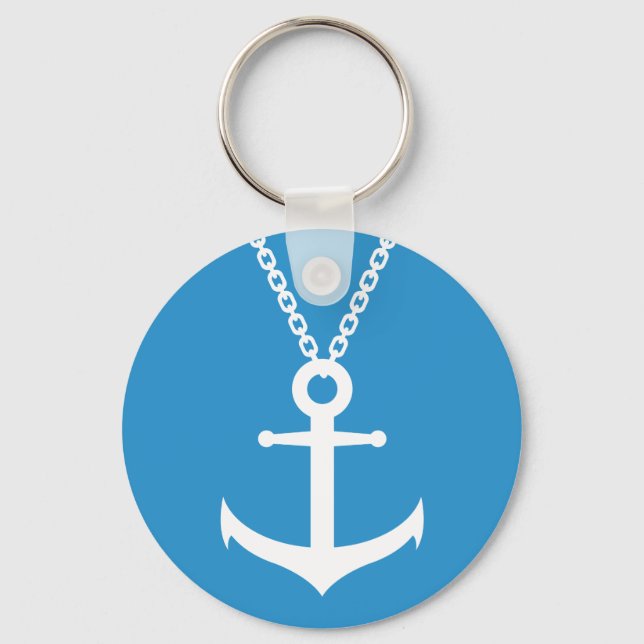 Chained anchor keychain (Front)