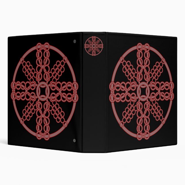 Chainmail Medallion 3 Ring Binder (Background)