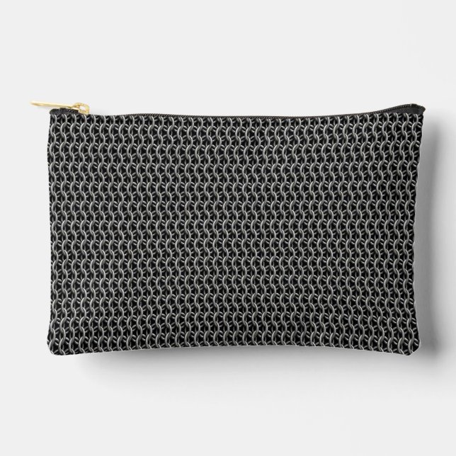 Chainmail Medieval Armor Accessory Pouch (Front)