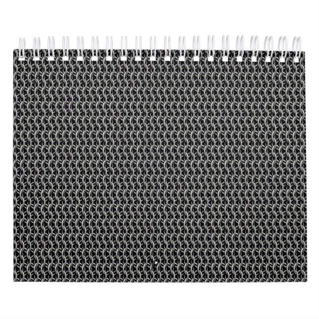 Chainmail Medieval Armor Calendar (Cover)