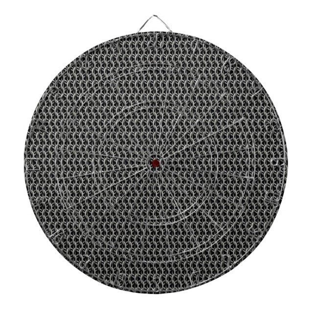 Chainmail Medieval Armor Dart Board (Front)