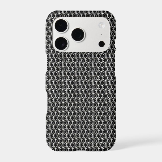 Chainmail Medieval Armor iPhone Case (Back)