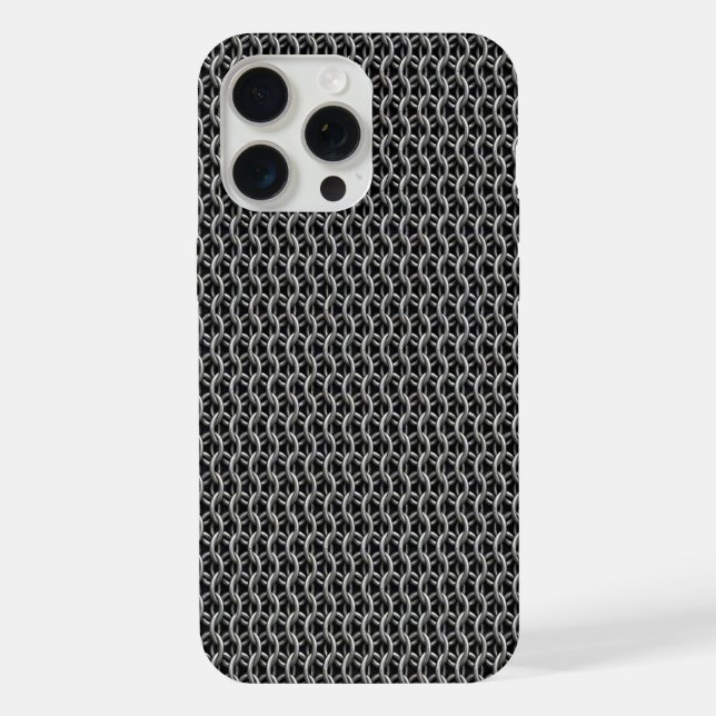 Chainmail Medieval Armor iPhone Case (Back)