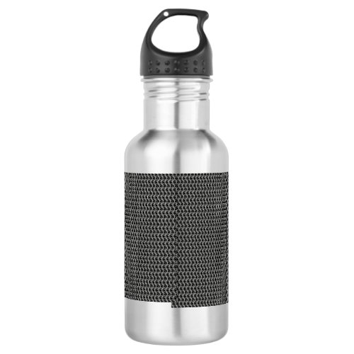 Chainmail Medieval Armor Stainless Steel Water Bottle