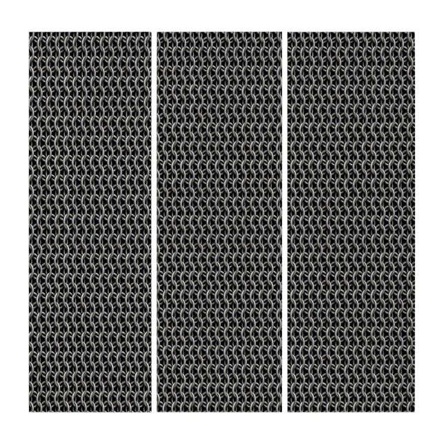 Chainmail Medieval Armor Triptych (Front)